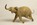 insouciance, éléphant, éléphanteau, éléphant d'Afrique, sculpture, bronze, art animalier, sculpture animaliere, Olivia Tregaut Sculpture
