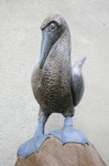 sculpture de fou de bassan, fou de bassan, oiseau, céramique, sculpture animalière, Olivia Tregaut sculpture