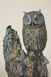 sculpture de petit-duc, sculpture en bronze, sculpture de hibou, hibou, chouette, nocturne, petit duc scops